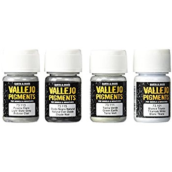 Pigment set: Snow Ash soot Industrial